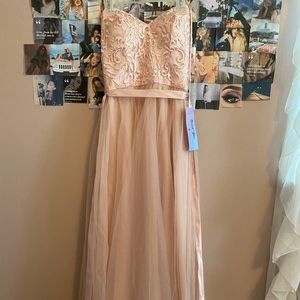 pink prom dress